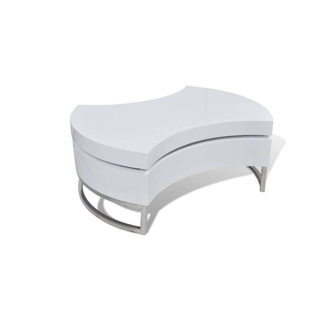 vidaXL Coffee Table Shape-Adjustable Side End Couch Storage Table Multi Colors