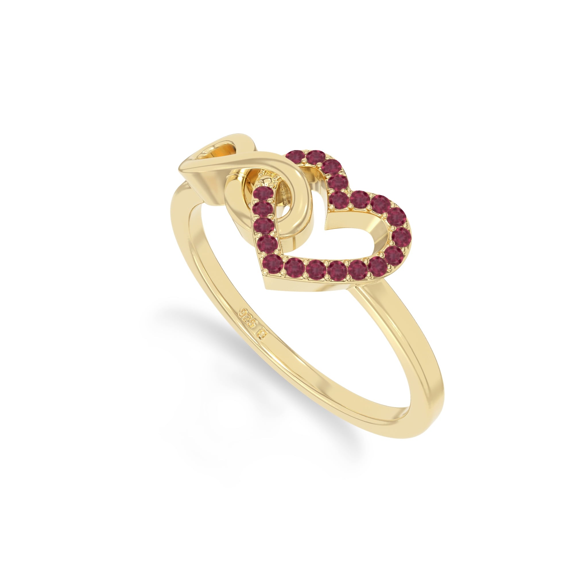 Natural Amethyst Infinity Heart Promise Ring for Women in Sterling Silver,February Birthstone Jewelry Gifts for Her Birthday,Wedding Anniversary,Christmas,Graduation,Party,Mothers Day,Valentines